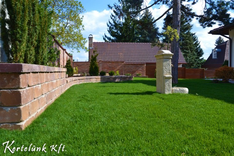 Vörös téglából kiváló magaságyást lehet építeni!