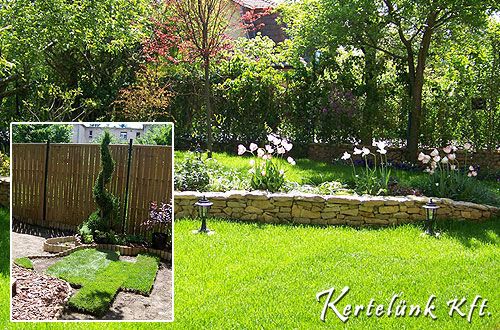 A gyepszőnyeg is csodálatos üdezöld lehet ha jól gondozzák