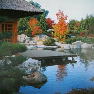 Egy japán kerti tó