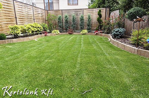 Sorházi kert paravánnal